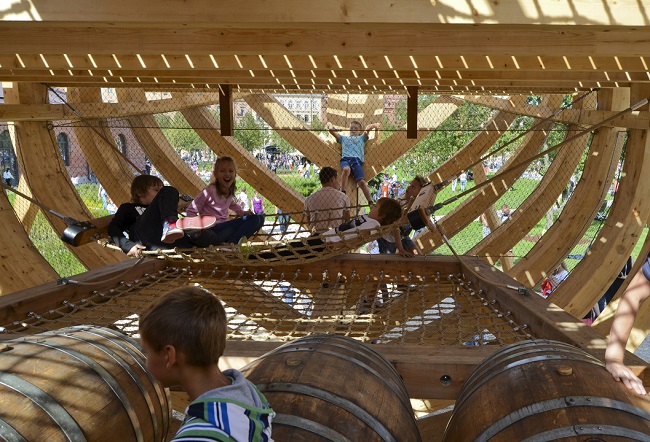 Petr en Pavel fregatschip interieur.